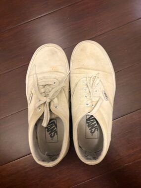 Vans Womens white Low-Top  Sneakers